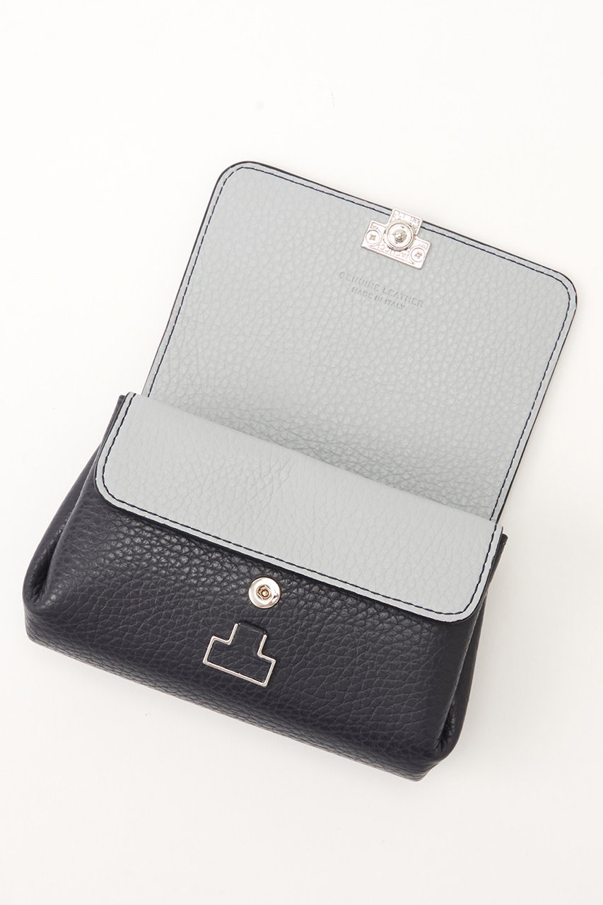 IACUCCI 【バイカラー】アバ ウォレット CERVO (ネイビー, F) イアクッチ ELLE SHOP IACUCCI 【バイカラー】アバ ウォレット CERVO (ネイビー, F) イアクッチ ELLE SHOP