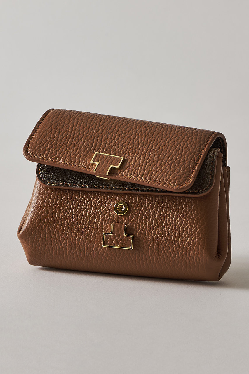 IACUCCI 【バイカラー】アバ ウォレット CERVO (キャメル, F) イアクッチ ELLE SHOP