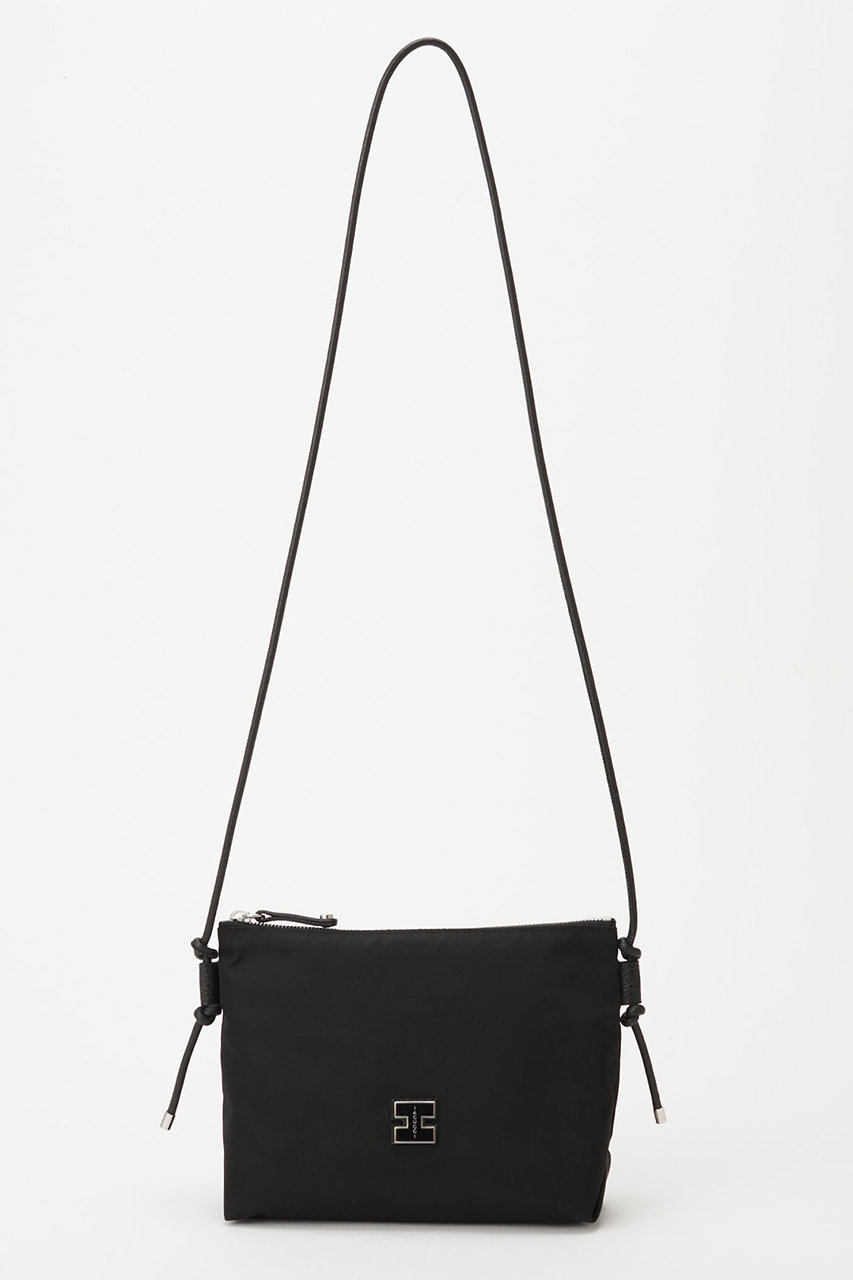 イアクッチ　AGO Sサイズ　ショルダーバッグ ブラック ナイロン レザー IACUCCI(イアクッチ)｜アーゴ S NYLON/CERVO/ブラック の通販