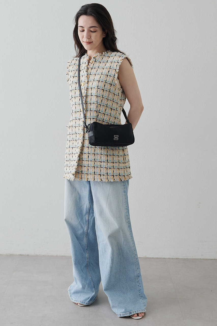 イアクッチアーゴミニショルダー IACUCCI(イアクッチ)｜アーゴ ミニショルダーNYLON/CERVO/ブラック の