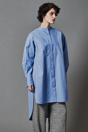 オブリオ/AUBRIOTのイタリアンロンドンストライプ ロングシャツ(110400/110403)