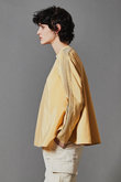 シルクナイロンサンドウォッシュ フレアブラウス