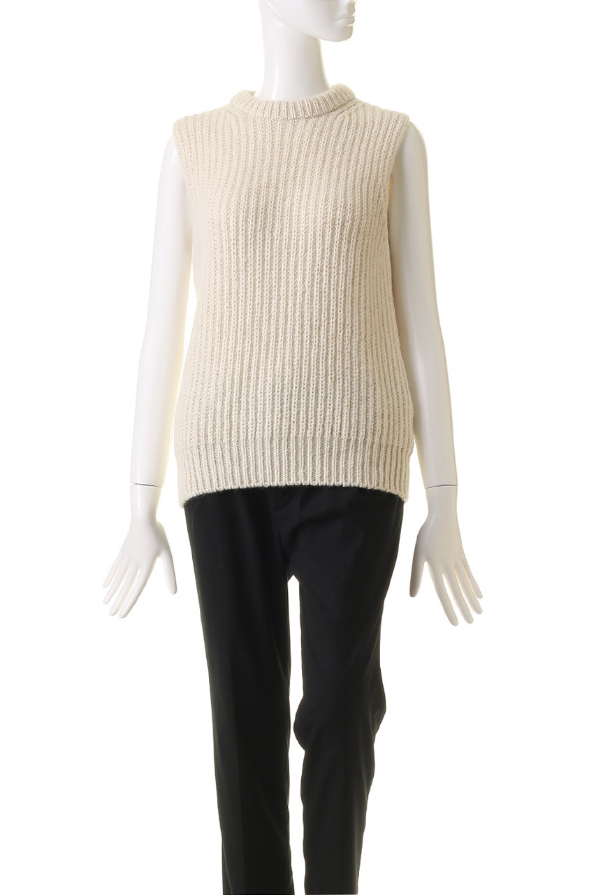 AUBRIOT(オブリオ)｜アルパカ混プルオーバーニットセット/オフホワイト