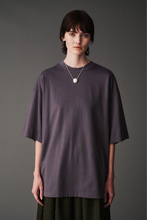 オブリオ/AUBRIOTのコットン天竺 ボクシーTシャツ(110100/110102)