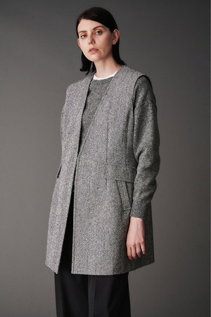 オブリオ/AUBRIOTのシルクネップツィード ジレ(110800/110806)