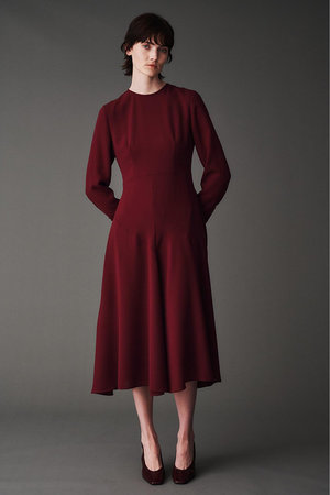 オブリオ/AUBRIOTのエアリーデシン フレアミディドレス(110500/110503)