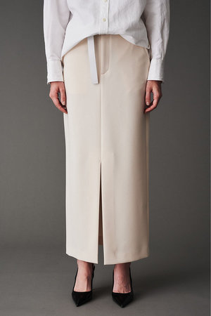 オブリオ/AUBRIOTのジョーゼットボンディング マキシタイトスカート(110700/110703)