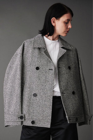 オブリオ/AUBRIOTのシルクネップツィード ブルゾンジャケット(110900/110902)