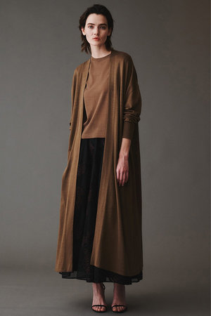 オブリオ/AUBRIOTのコットンシルク ロングカーディガン(110300/110303)