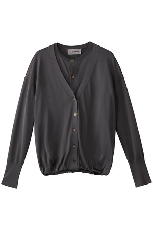 オブリオ/AUBRIOTのマルベリーシルク カーディガン(110300/110303)