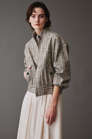 オブリオ/AUBRIOTのネップツイード スタンドカラーブルゾン(110800/110802)