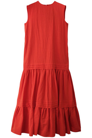 オブリオ/AUBRIOTのリネンコットン ローウエストドレス(110500/110503)