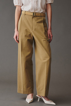 オブリオ/AUBRIOTのコットンチノ ワイドパンツ(110600/110601)