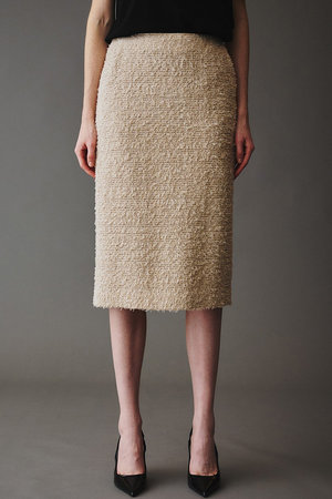 オブリオ/AUBRIOTのスプリングツイード ペンシルスカート(110700/110702)