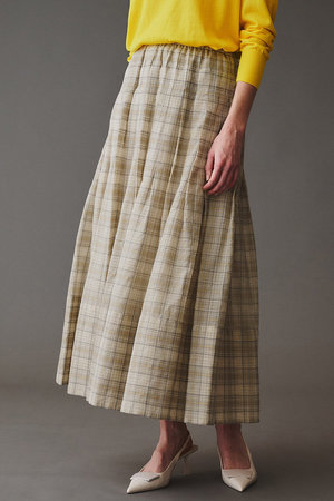 オブリオ/AUBRIOTのシアーチェックミディスカート(110700/110703)