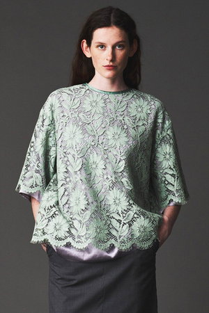 オブリオ/AUBRIOTのリバーレースブラウス(110400/110402)