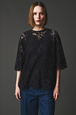 オブリオ/AUBRIOTのリバーレースブラウス(110400/110402)