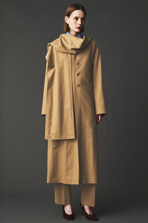 オブリオ/AUBRIOTのストールセットカラーレスコート