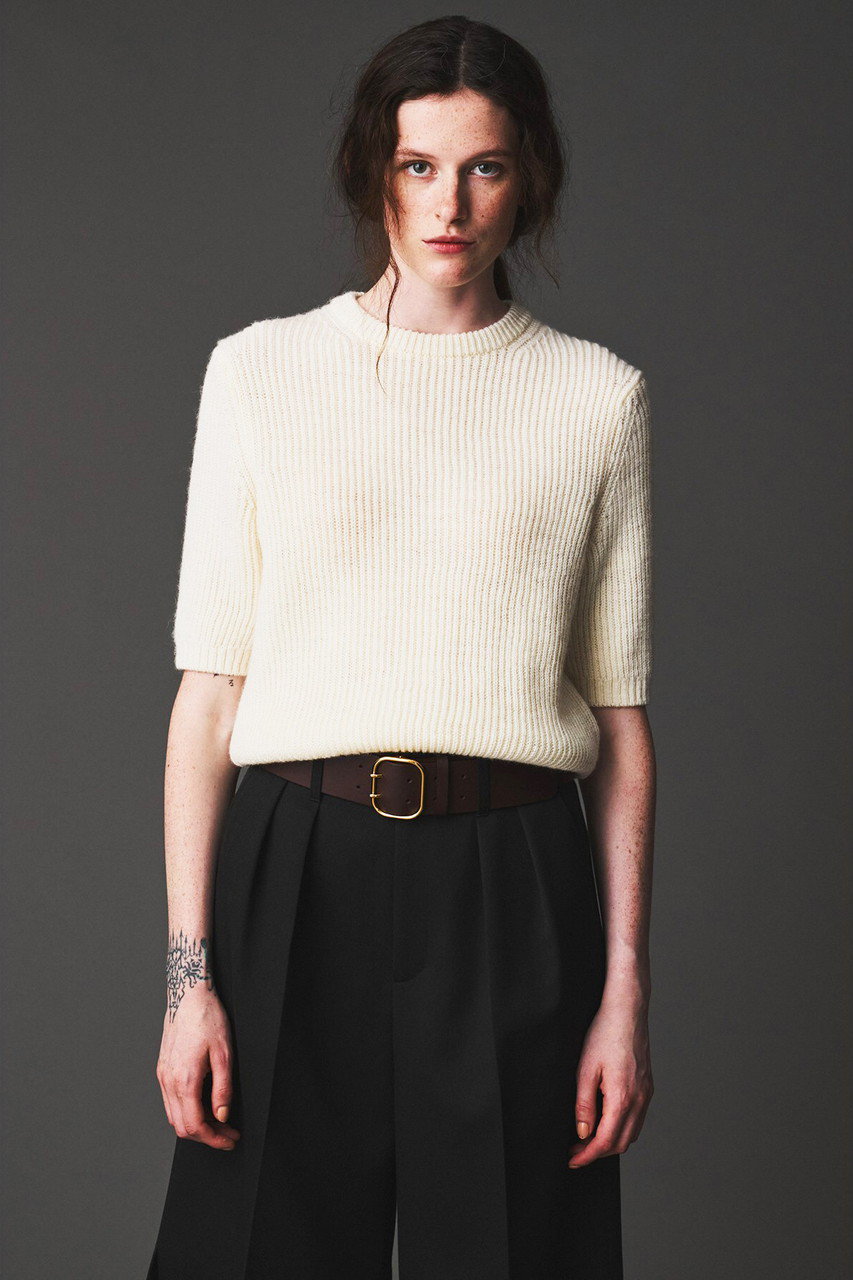 オブリオ/AUBRIOTのバルキーヤーンセーター(オフホワイト/S5114452)