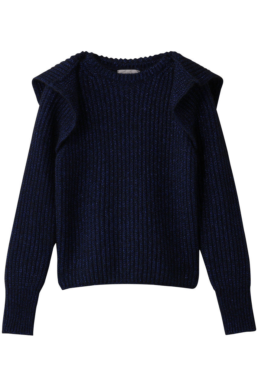 AUBRIOT ボレロセットニット (ブルー, 02) オブリオ ELLE SHOP AUBRIOT ボレロセットニット (ブルー, 02) オブリオ ELLE SHOP
