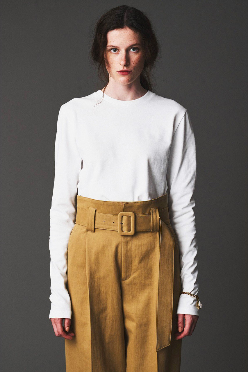 AUBRIOT ヴィンテージライク ロングスリーブTシャツ (ホワイト, 02) オブリオ ELLE SHOP AUBRIOT ヴィンテージライク ロングスリーブTシャツ (ホワイト, 02) オブリオ ELLE SHOP