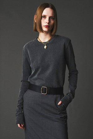 オブリオ/AUBRIOTのヴィンテージライク ロングスリーブTシャツ(110100/110103)