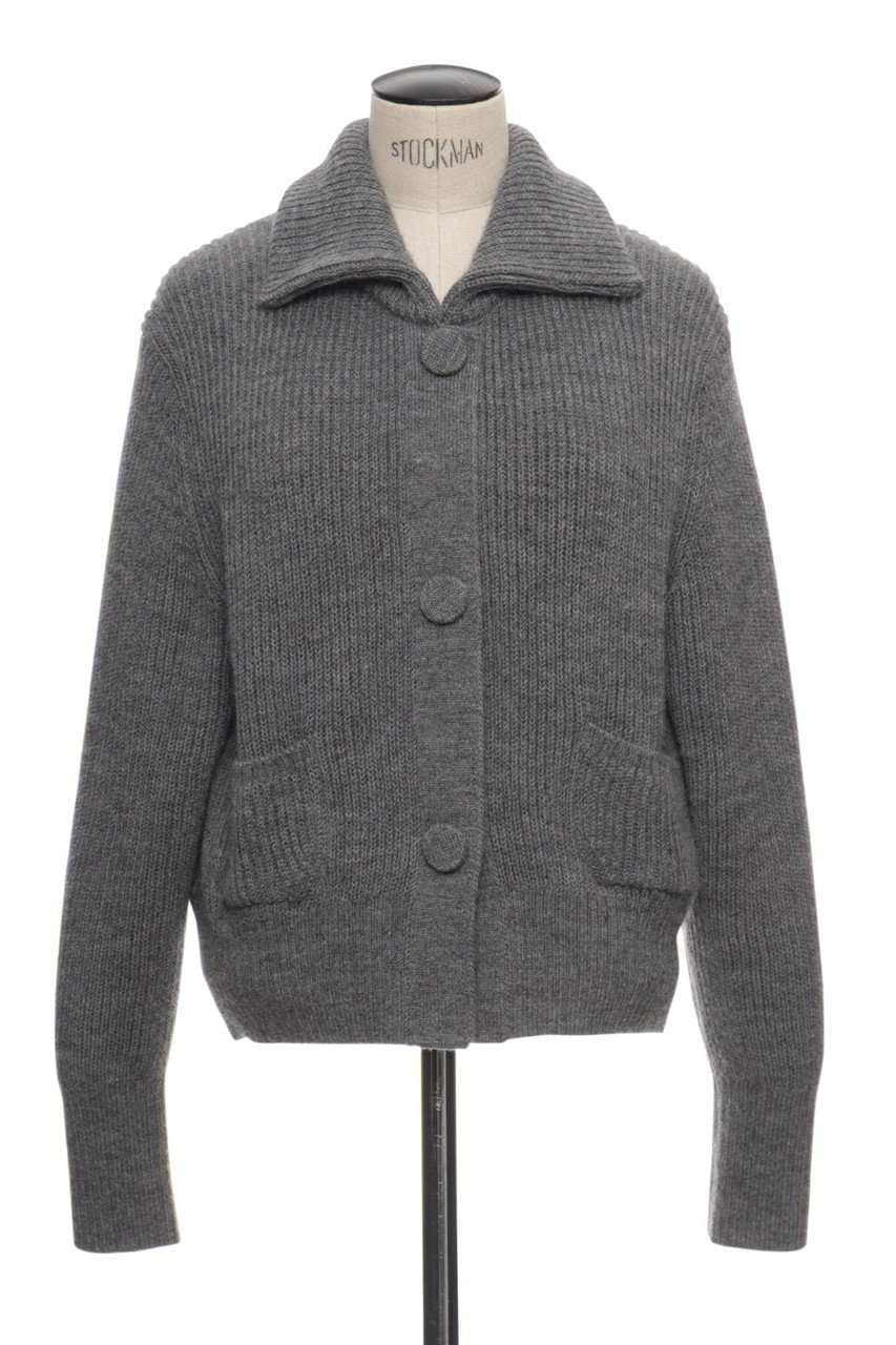 オブリオ/AUBRIOTのバルキーヤーン カーディガン(グレー/S5134452)