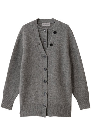 オブリオ/AUBRIOTのフェイクレイヤードカーディガン(110300/110303)