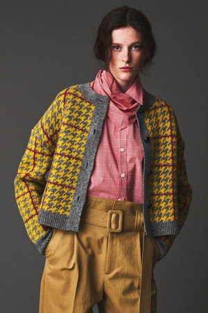 オブリオ/AUBRIOTのイタリアンウールカーディガン(110300/110303)