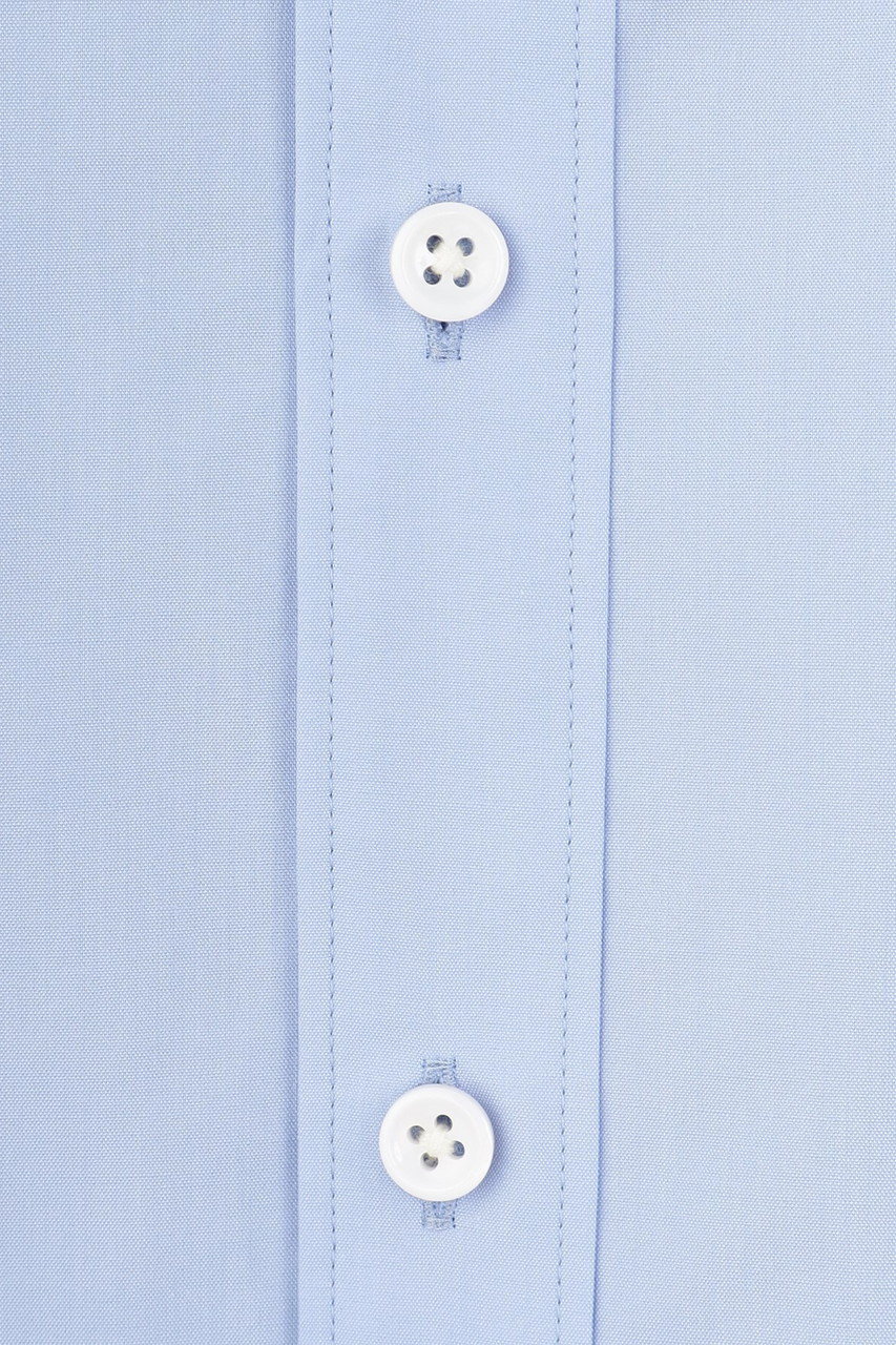 AUBRIOT(オブリオ)｜コットンブロードシャツ/ブルー の通販｜ELLESHOP