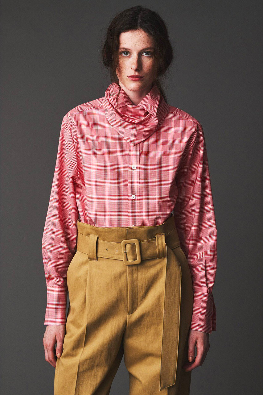 AUBRIOT コットンブロードシャツ (レッド, 03) オブリオ ELLE SHOP AUBRIOT コットンブロードシャツ (レッド, 03) オブリオ ELLE SHOP