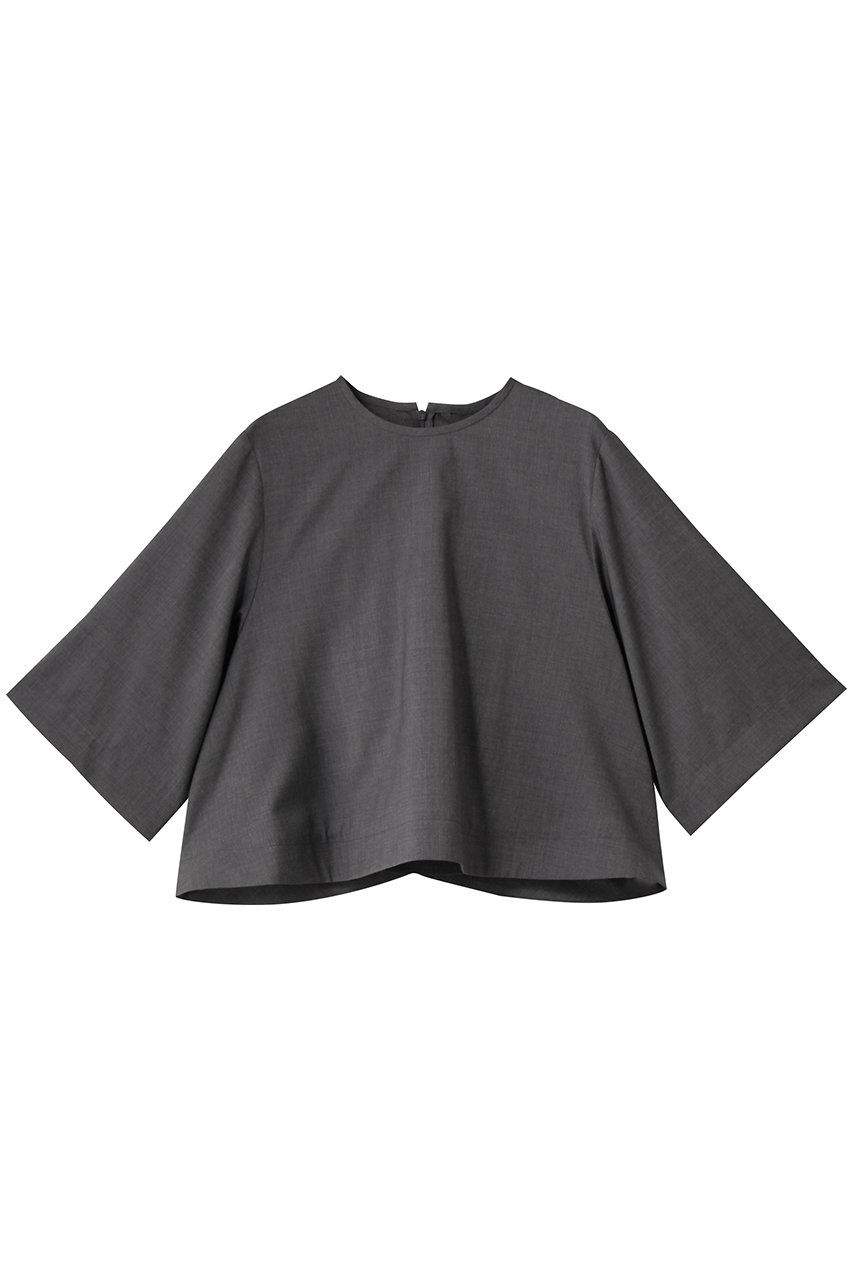 AUBRIOT ウーステッド テントトップス (チャコールグレー, 02) オブリオ ELLE SHOP AUBRIOT ウーステッド テントトップス (チャコールグレー, 02) オブリオ ELLE SHOP