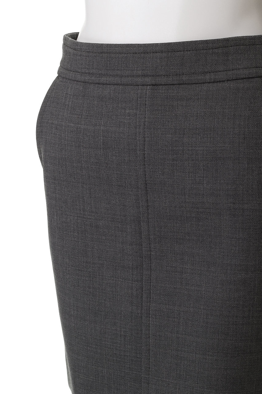 AUBRIOT(オブリオ)｜メリノウール ミニスカート/チャコールグレー の