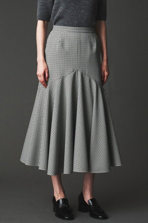 オブリオ/AUBRIOTのチェックマーメイドスカート