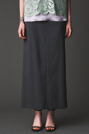 オブリオ/AUBRIOTのウーステッド ペンシルスカート(110700/110703)