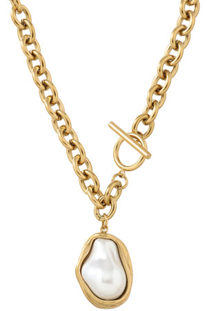 オブリオ/AUBRIOTの【MERAKI】Oval Pearl ネックレス(150200/150201)