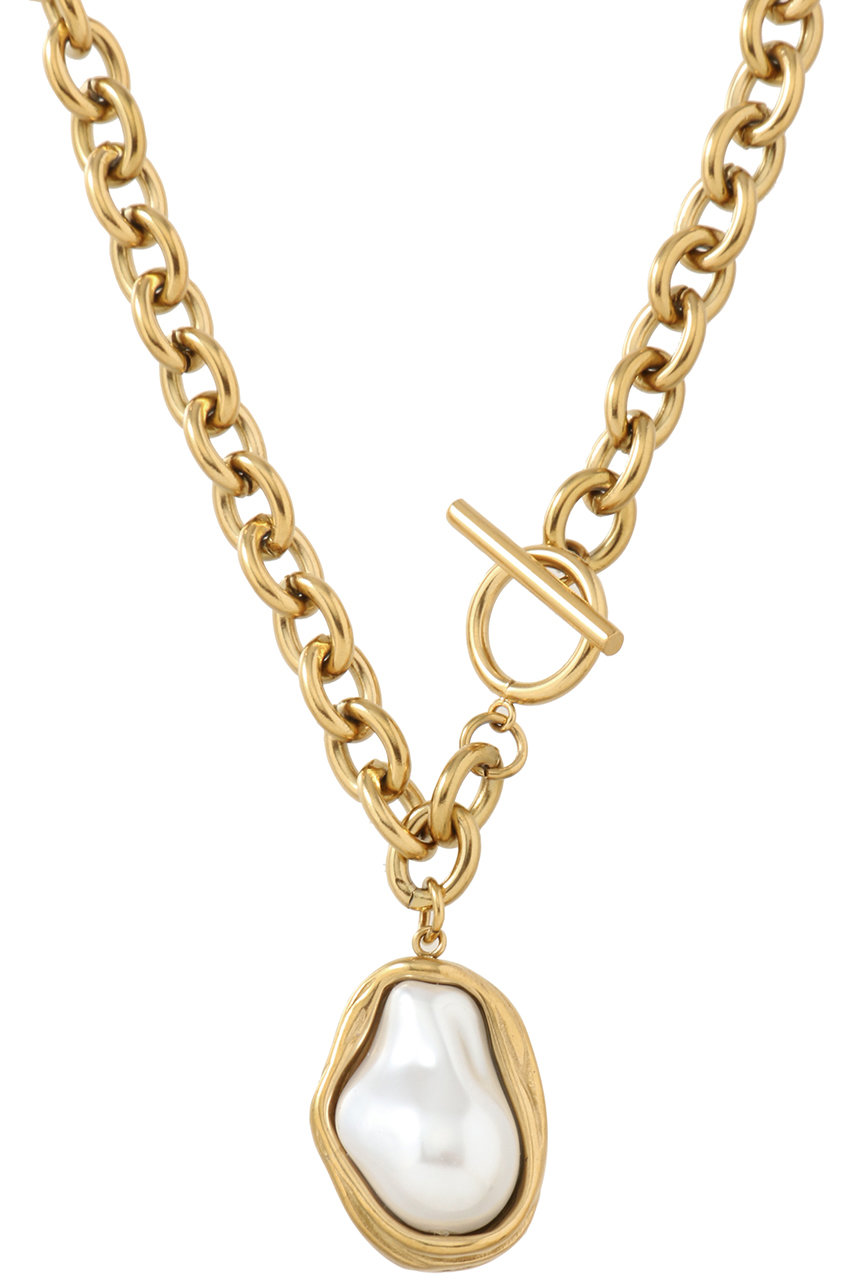 オブリオ/AUBRIOTの【MERAKI】Oval Pearl ネックレス(ゴールド/S5104009)