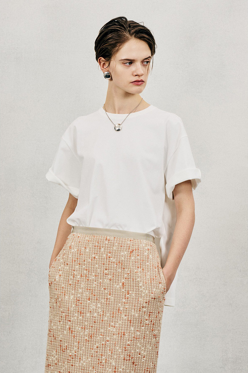 オブリオ/AUBRIOTのハイツイストジャージ(オフホワイト/S5115400)