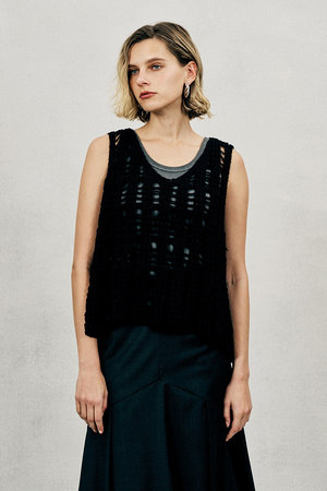 オブリオ/AUBRIOTのリッシモコットンニットトップス