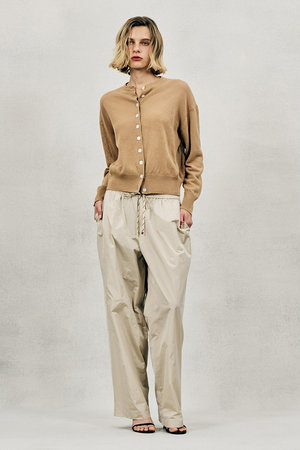 オブリオ/AUBRIOTのフレスコアバカクルーネックカーディガン(110300/110303)