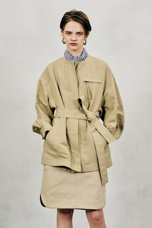 オブリオ/AUBRIOTのライトペーパーツイルワークジャケット(110800/110801)