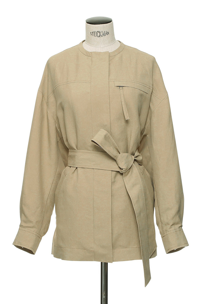 オブリオ/AUBRIOTのライトペーパーツイルワークジャケット(ベージュ/S5145400)