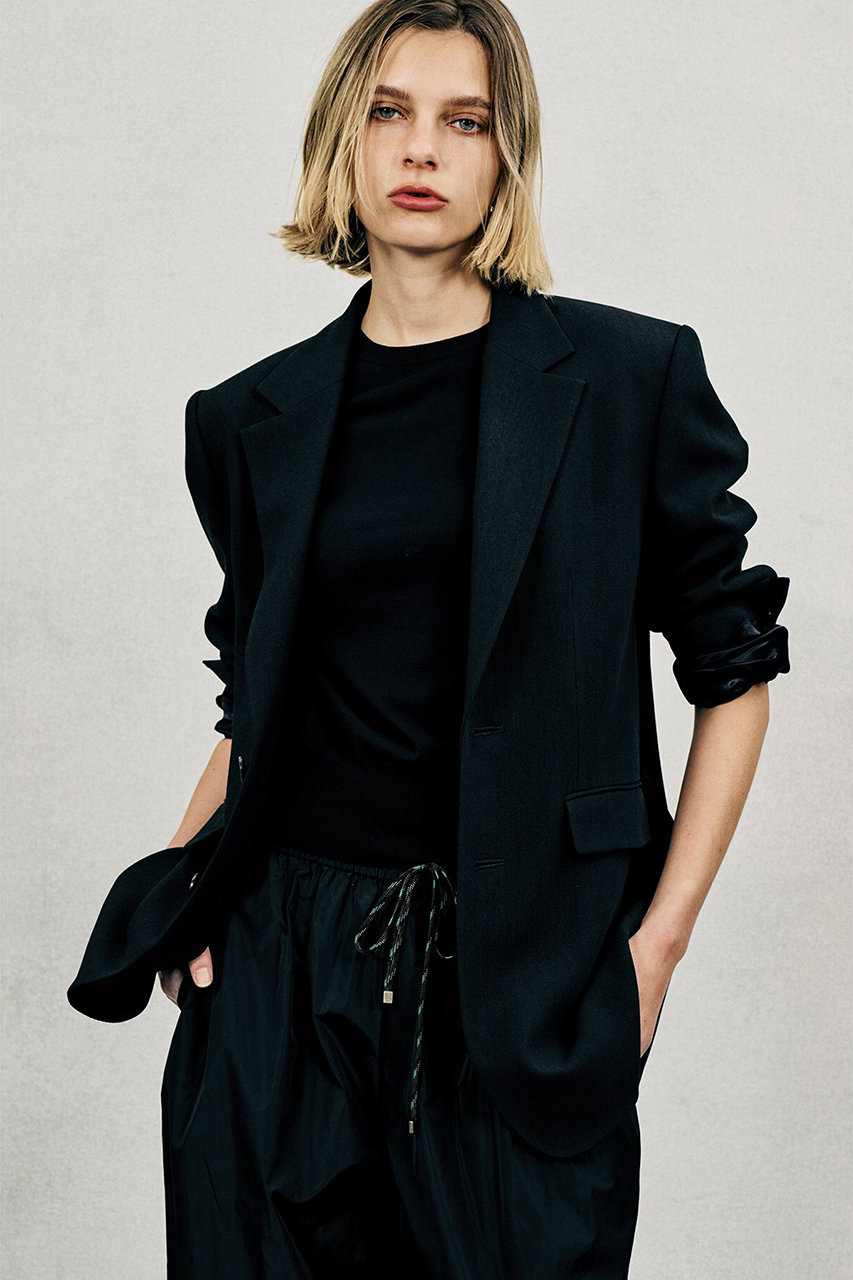 オブリオ/AUBRIOTのリッチドライトリコチンジャケット(ネイビー/S5145402)