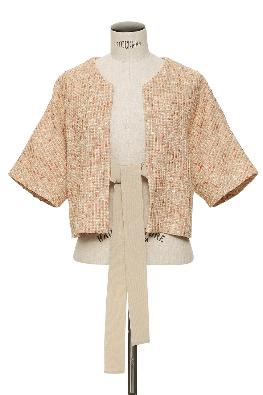 オブリオ/AUBRIOTのイタリアンサマーツイードジャケット(ベージュ/S5145403)