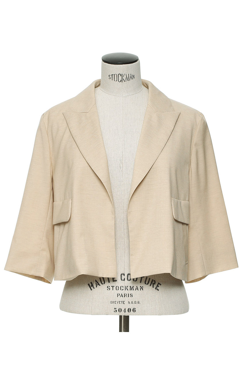 オブリオ/AUBRIOTのラグジュアリーウーステッドジャケット(ライトベージュ/S5145405)