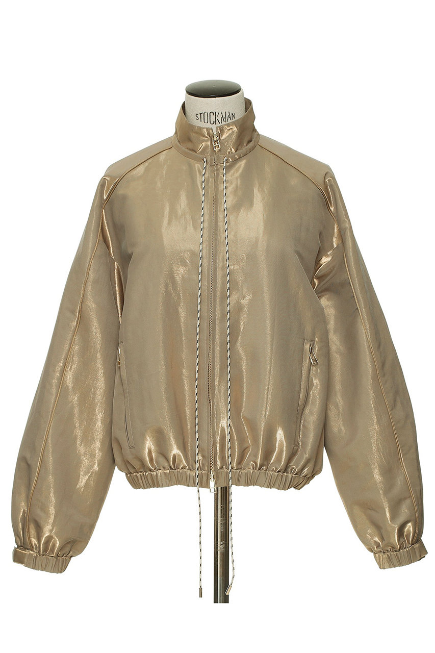 オブリオ/AUBRIOTのメタリックツイルトラックジャケット(ゴールド/S5145407)