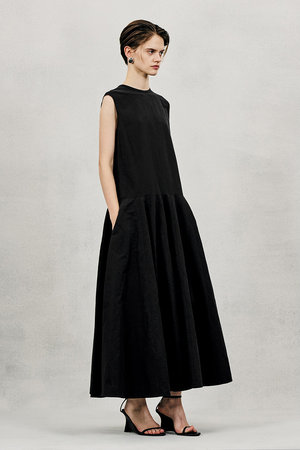 オブリオ/AUBRIOTのドライリネンタイプライターワンピース(110500/110503)