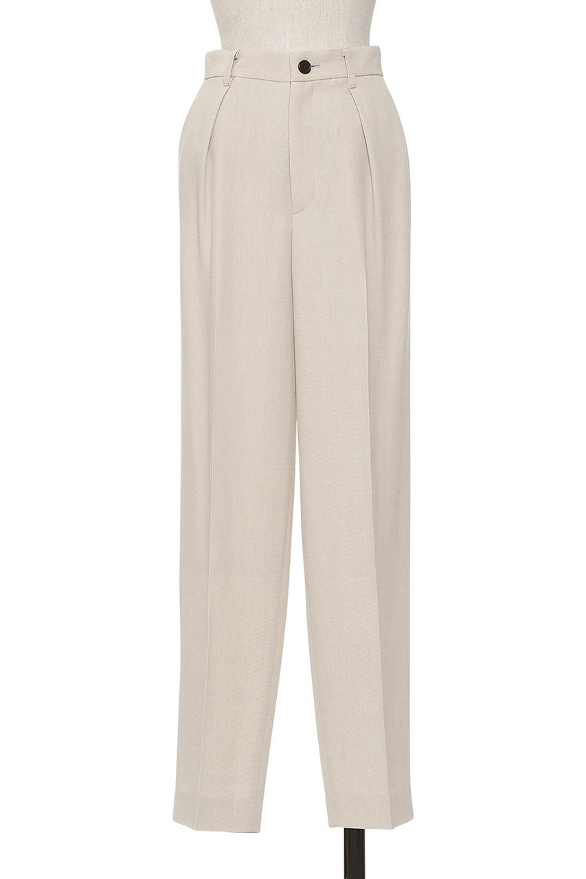 オブリオ/AUBRIOTのリッチドライトリコチンテーパードパンツ(ライトベージュ/S5165402)