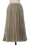 メタリックツイルプリーツスカート オブリオ/AUBRIOT
