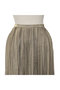 メタリックツイルプリーツスカート オブリオ/AUBRIOT